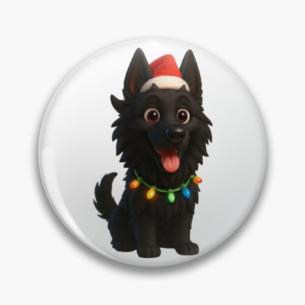 Item preview, Christmas Groenendael Dog designed and sold by Sillytoe.