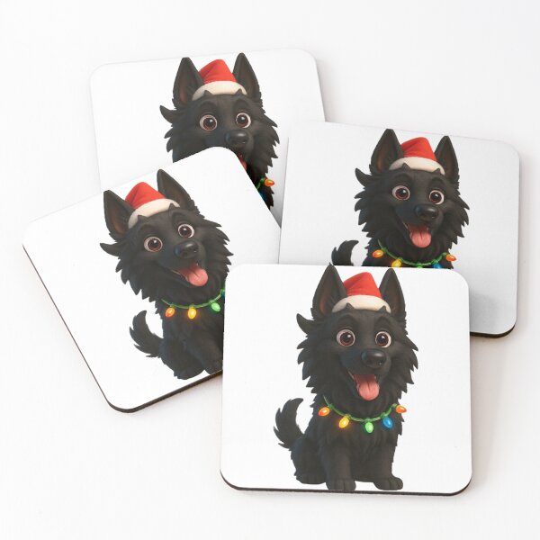 Item preview, Christmas Groenendael Dog designed and sold by Sillytoe.