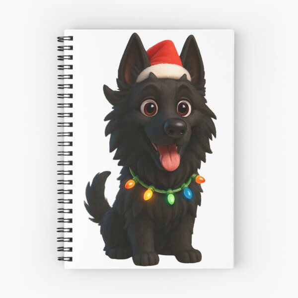 Item preview, Christmas Groenendael Dog designed and sold by Sillytoe.