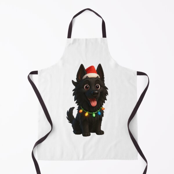 Item preview, Christmas Groenendael Dog designed and sold by Sillytoe.