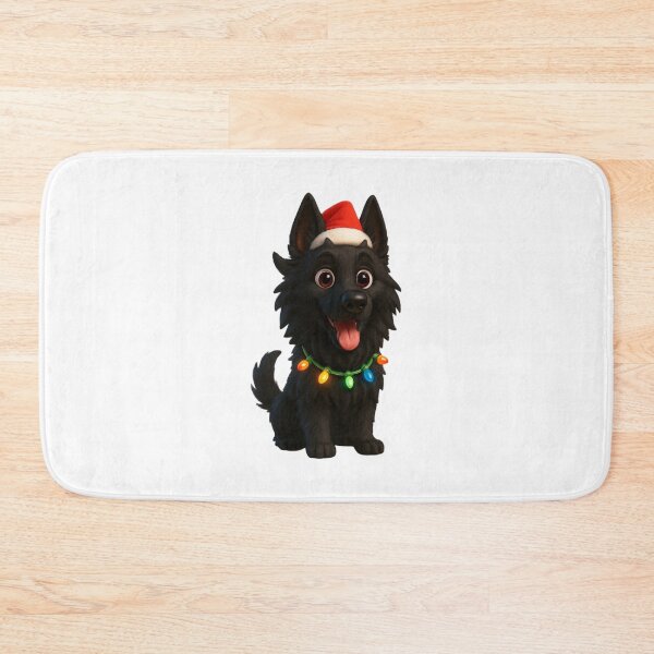 Item preview, Christmas Groenendael Dog designed and sold by Sillytoe.