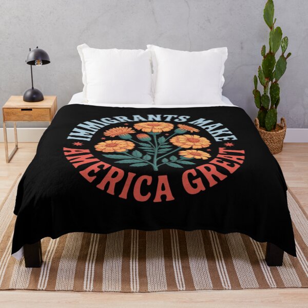 Item preview, Immigrants Make America Great Floral designed and sold by marcusry.