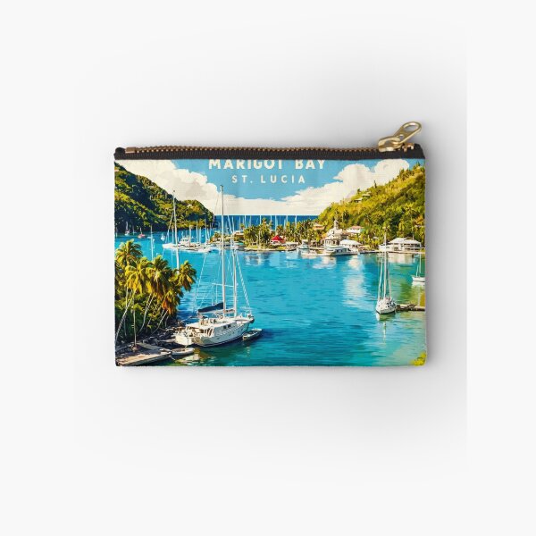 Item preview, Marigot Bay St Lucia Western Coast Travel Art designed and sold by scicilysimonee.