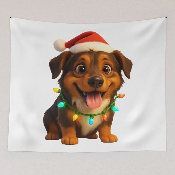 Item preview, Christmas Huntaway Dog designed and sold by Sillytoe.