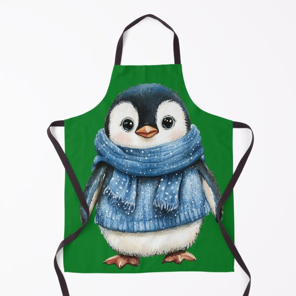 Item preview, Cute Winter Penguin with Blue Sweater designed and sold by NotasCreativa.