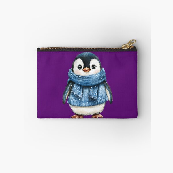 Item preview, Cute Winter Penguin with Blue Sweater designed and sold by NotasCreativa.