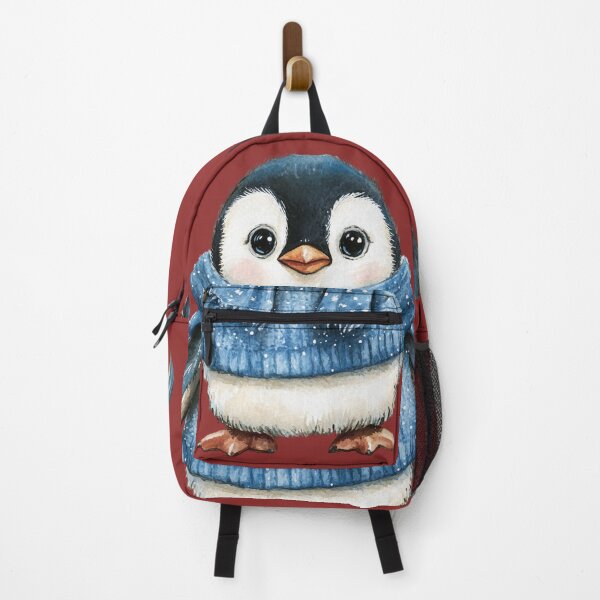 Item preview, Cute Winter Penguin with Blue Sweater designed and sold by NotasCreativa.
