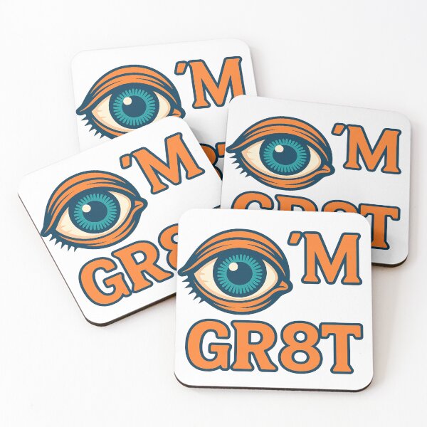 Item preview, “Eye’m GR8T – Retro Confidence Design” designed and sold by misterstaley.
