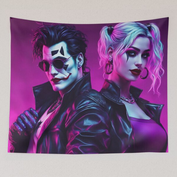 Item preview, Joker and Harley Quinn 3 designed and sold by Jenswhim.