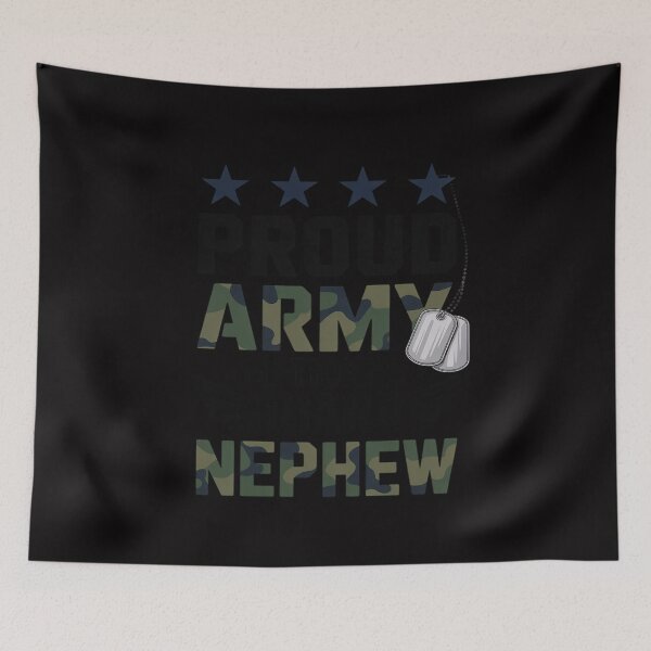Item preview, Proud Army National Guard Nephew Military Family Veteran designed and sold by MuteElevent.