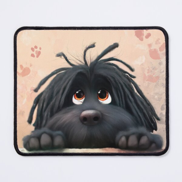 Item preview, Puli Peeking over Wall 01 designed and sold by Elisabeth Lucas.