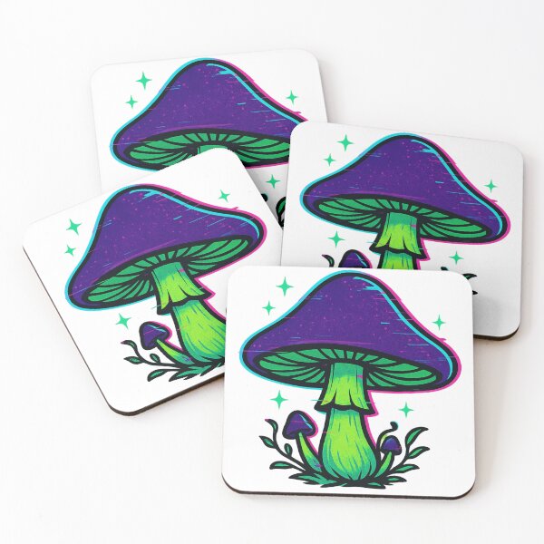 Item preview, Glitched Y2K Mushroomcore – Neon Fantasy Nature Aesthetic designed and sold by g1cash.