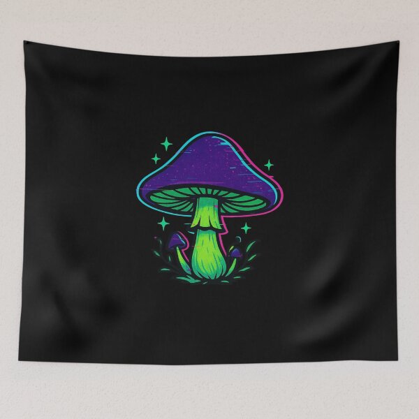 Item preview, Glitched Y2K Mushroomcore – Neon Fantasy Nature Aesthetic designed and sold by g1cash.