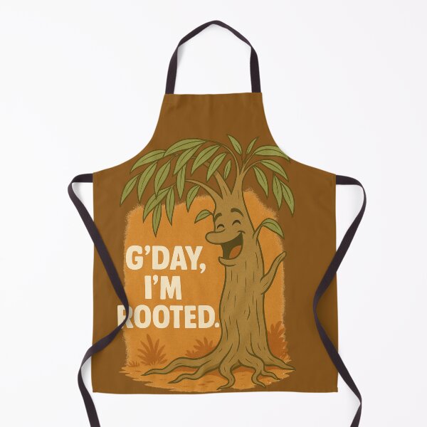 Item preview, G’Day, I’m Rooted — Funny Aussie Tree Pun designed and sold by TroyTheTerrific.