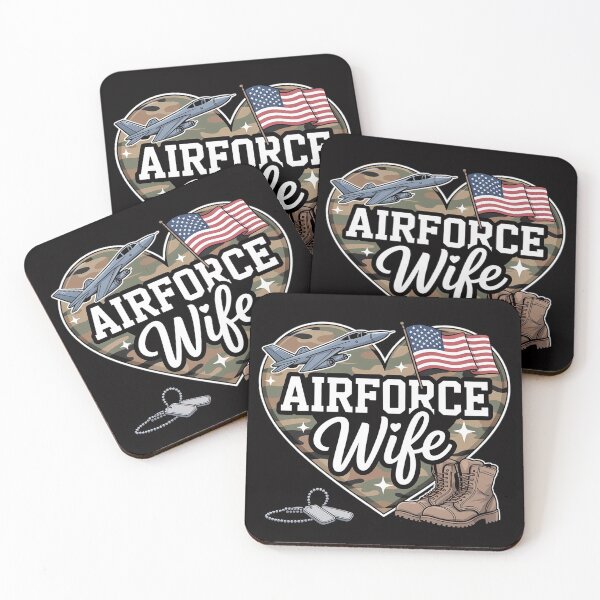 Item preview, Proud Air Force Wife Air Force Graduation Wife USAF Wife designed and sold by CareTopping.