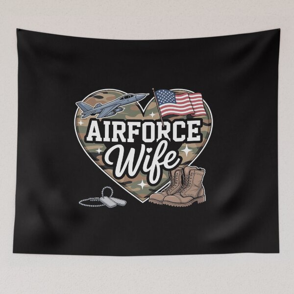Item preview, Proud Air Force Wife Air Force Graduation Wife USAF Wife designed and sold by CareTopping.