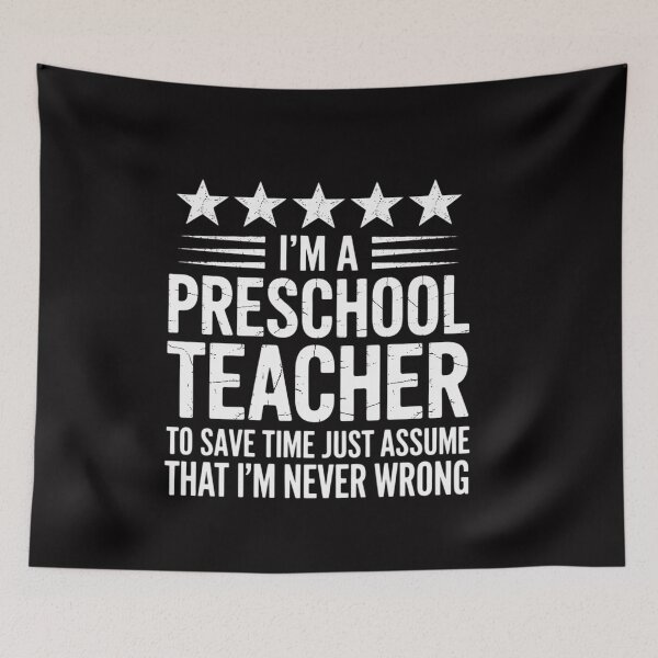 Item preview, Preschool Teacher Never Wrong New Job Gift for Coworker designed and sold by ConceptThena.