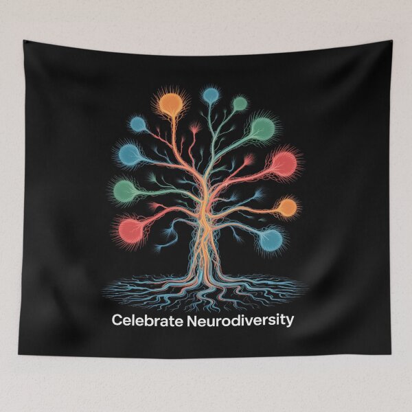 Item preview, Celebrate Neurodiversity Mental Health Autism Awareness designed and sold by papertaless.