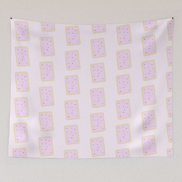 Item preview, Pink Strawberry Milkshake Pop-Tart Cartoon Art Print designed and sold by DrawnByE.