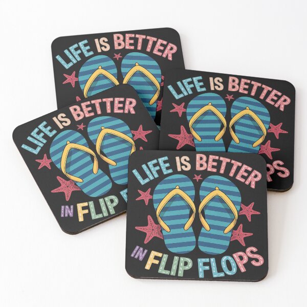 Item preview, Life is Better in Flip Flops Summer Beach Garment designed and sold by AvagondaMind.