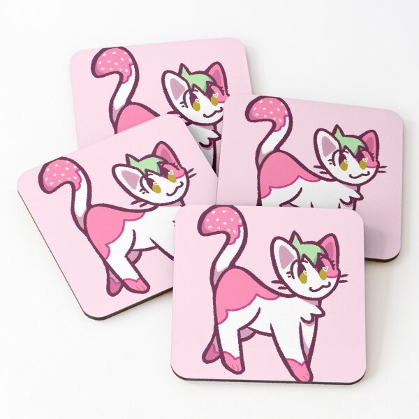Item preview, Cute Strawberry Cat Design designed and sold by MintNinja17.