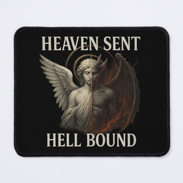 Item preview, Heaven Sent Hell Bound Gothic Angel Demon  designed and sold by getpressedshirt.
