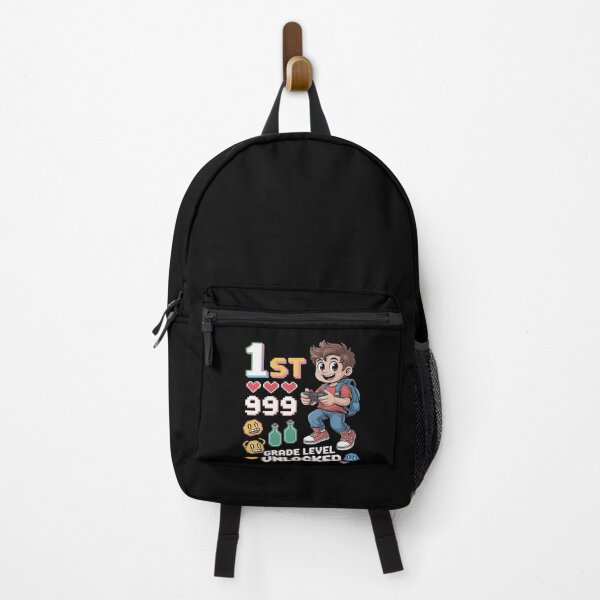 Item preview, Gamer Student Going To School Class 1st Grade Level Unlocked designed and sold by TechnicalSara.