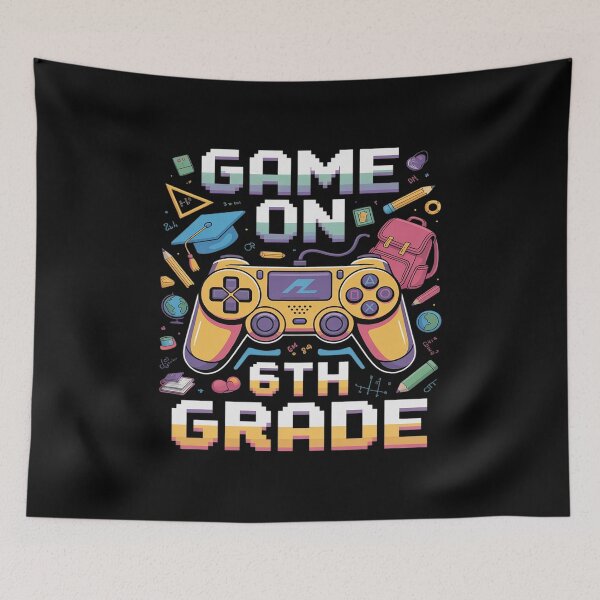 Item preview, Games On 6th Grade First Day Sixth Grade Level Unlocked designed and sold by TechnicalSara.