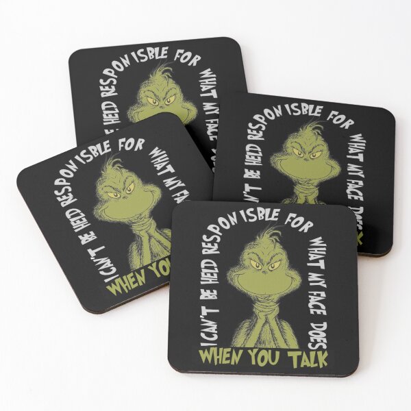 Item preview, Grinch Christmas Shirt I Can'T Be Held Responsible For What My Face Does When You Talk  designed and sold by Linkandco6868.