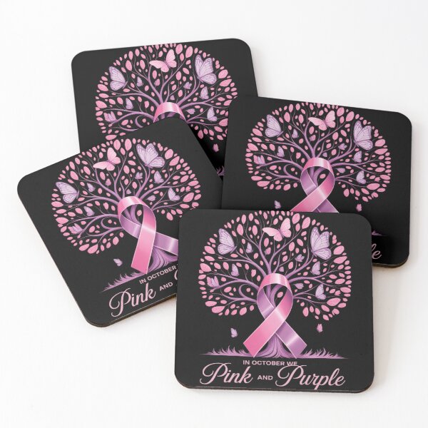 Item preview, Domestic Violence Breast Cancer Awareness Month Ribbon Tree designed and sold by papertaless.