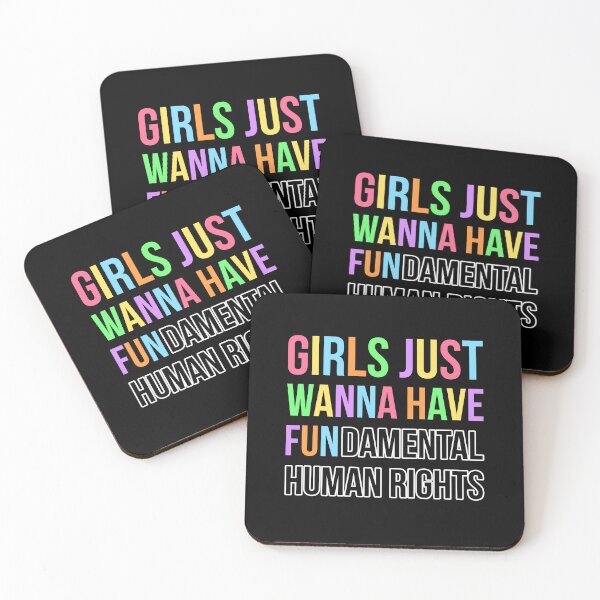 Item preview, Girls Just Wanna Have Fundamental Human Rights designed and sold by wansilastomi.
