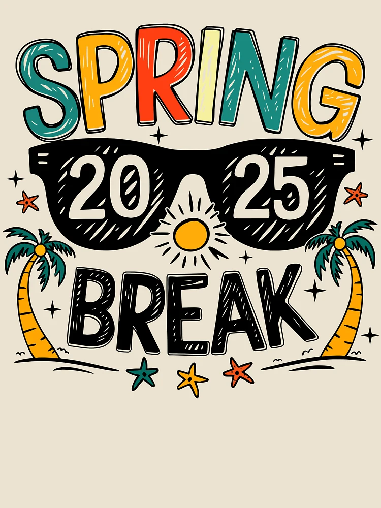 Thumbnail 4 of 4, Relaxed T-Shirt, Spring Break 2025 designed and sold by RoderickStout.