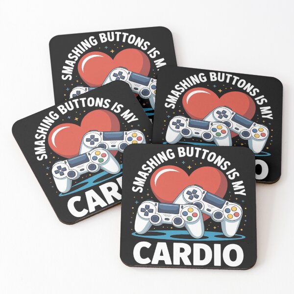 Item preview, Gaming Cardio – Smashing Buttons Only designed and sold by HardcoreTour.