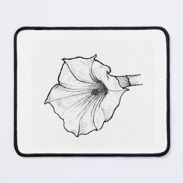 Item preview, Datura Moonflower Toxic Stipple Ink Art designed and sold by wbhny.