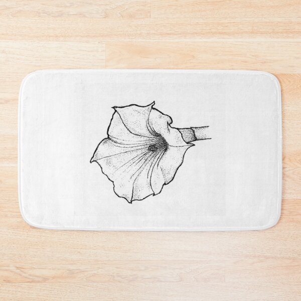 Item preview, Datura Moonflower Toxic Stipple Ink Art designed and sold by wbhny.