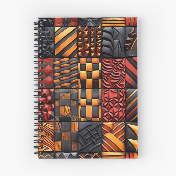 Item preview, African-Inspired Red, Yellow, And Black Designs Pattern designed and sold by DEC02.
