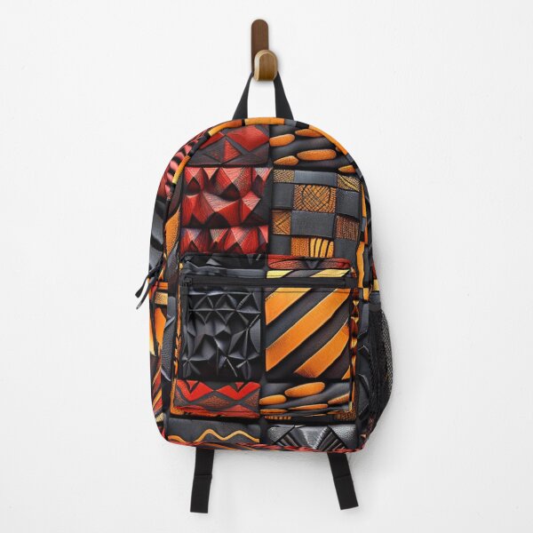 Item preview, African-Inspired Red, Yellow, And Black Designs Pattern designed and sold by DEC02.