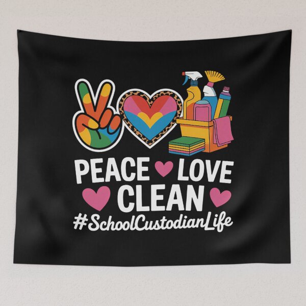 Item preview, School Custodian Cute designed and sold by ScottieBode.