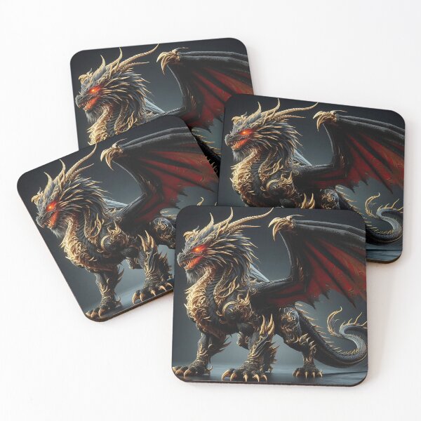 Item preview, King Gold Dragon designed and sold by GalleryBrisArt.