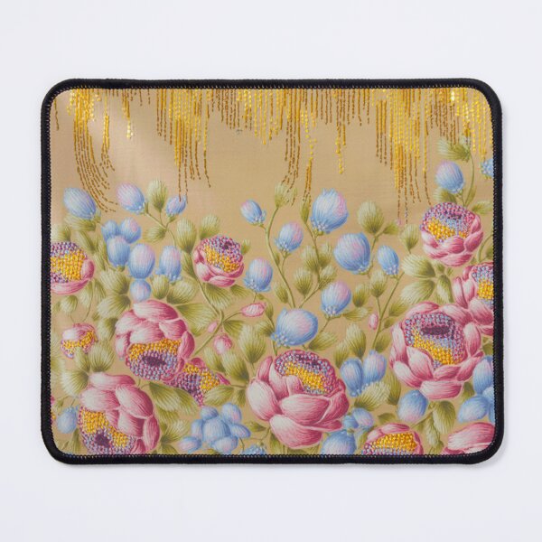 Item preview, Floral Art with Pretty Bead-Like Pattern designed and sold by Greenbaby.