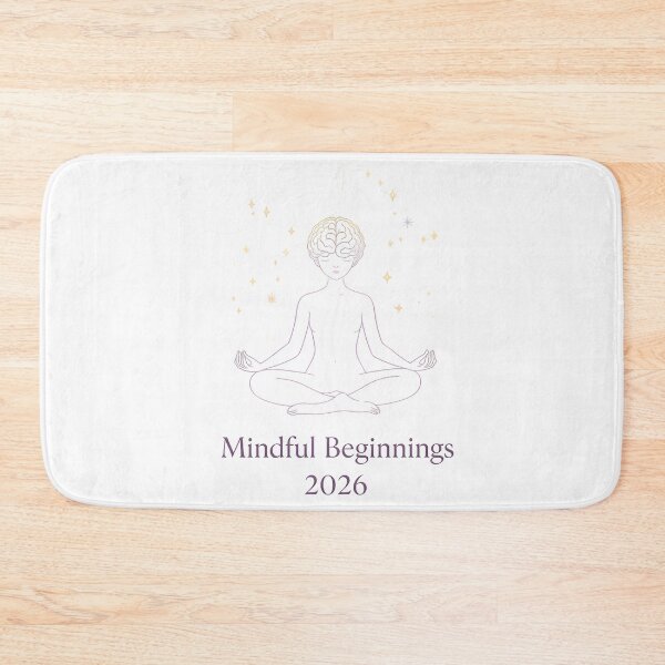Item preview, Mindful Beginnings 2026 – Meditation & Mindfulness Art for Calm Energy, Inner Peace, and Mental Clarity designed and sold by PureBrain.