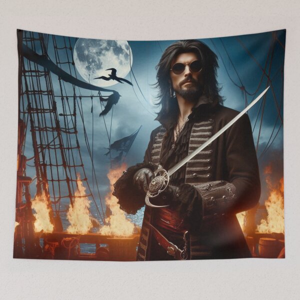 Item preview, Dragon Over the Burning Deck designed and sold by afrancisCL.