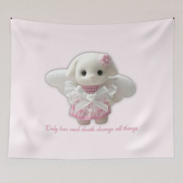 Item preview, “Only love and death change all things.” Calico Critter designed and sold by Lydia.Create.