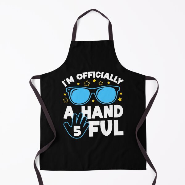 Item preview, I'm Officially A Handful Five 5th Birthday Boys Kid 5 designed and sold by wansilastomi.
