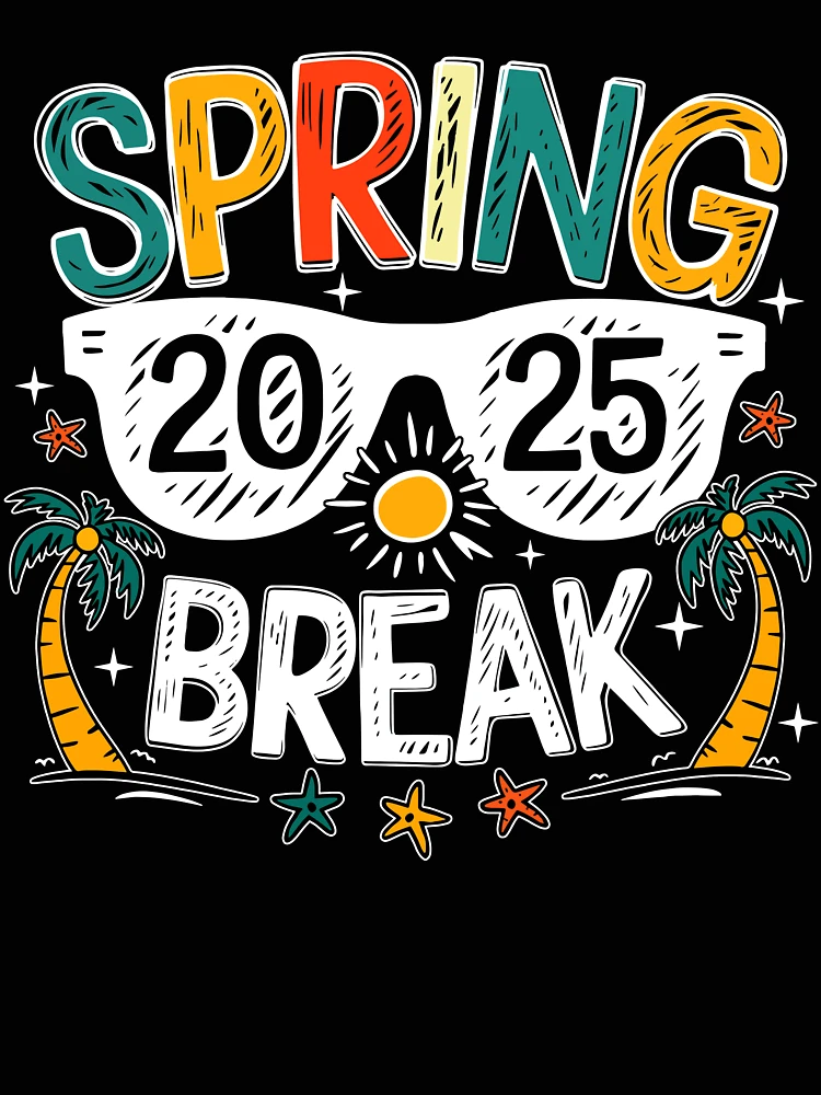 Thumbnail 4 of 4, Relaxed T-Shirt, Spring Break 2025 designed and sold by RoderickStout.