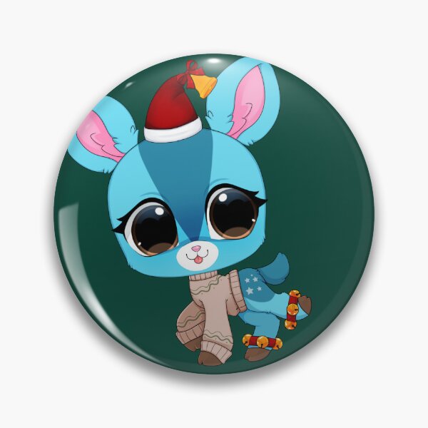 Item preview, Christmas Blue Deer designed and sold by Coralzeit.