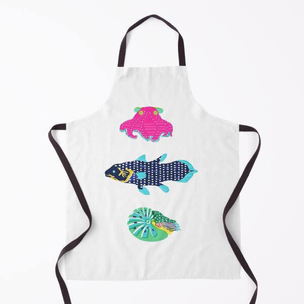 Item preview, Colorful Deep Sea Trio – Dumbo Octopus, Coelacanth, and Nautilus Illustration designed and sold by Kyotsube.