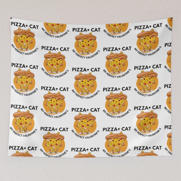 Item preview, Pizza + Cat My Perfevt Valentine_s - Funny And Cute Cat And Pizza Gift For Pizza And Cat LoversCla (1) designed and sold by CoreyMooret.