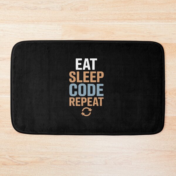 Item preview, Eat Sleep Code Repeat designed and sold by VasilisLamArt.