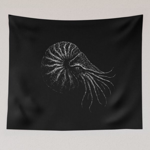 Item preview, Dark Nautilus – Gothic Deep Sea Creature designed and sold by Mortisigil.